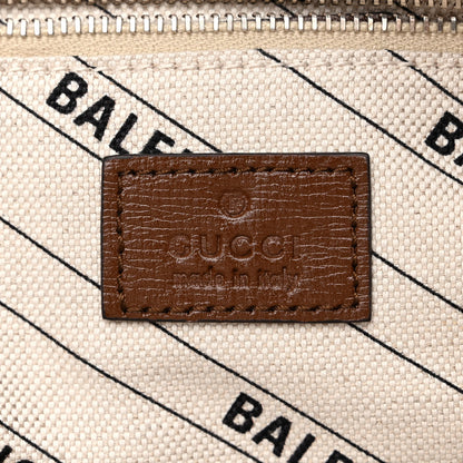 Balenciaga X GUCCI GG Monogram Azalea Calfskin Neo Classic Silver Hardware Medium City Beige Ebony Brown Sugar 7 of 11