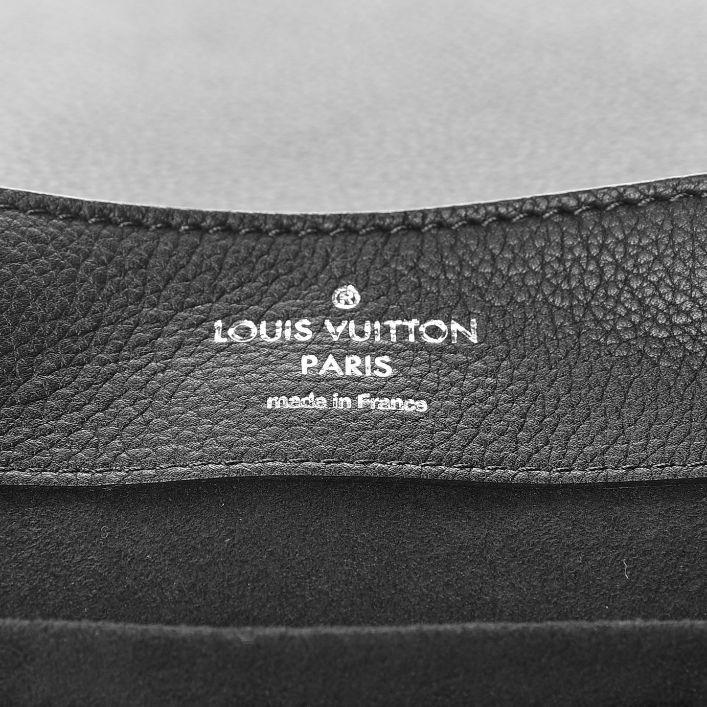 Calfskin Lockme Backpack Black