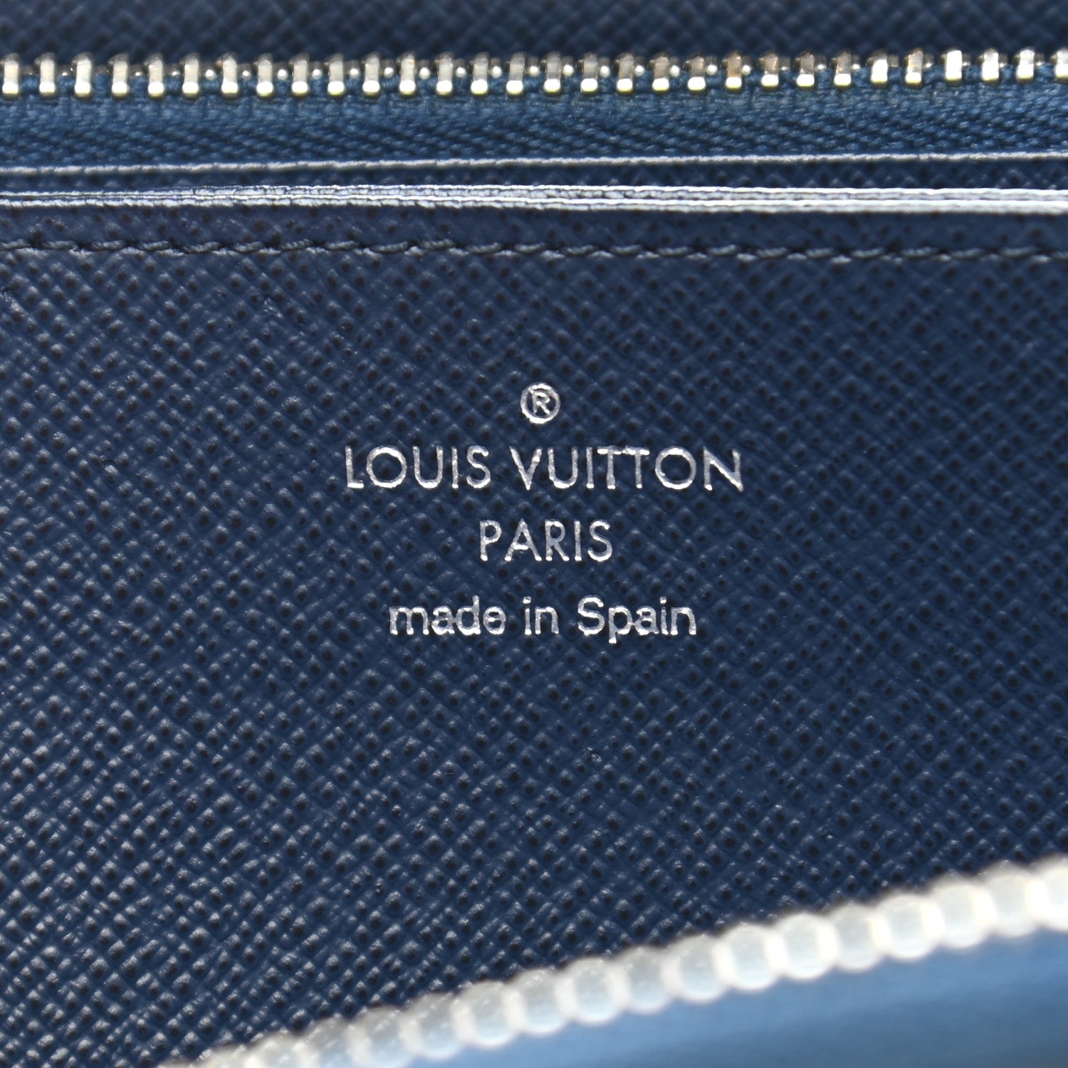Louis Vuitton Epi Zippy Wallet Indigo 6 of 9