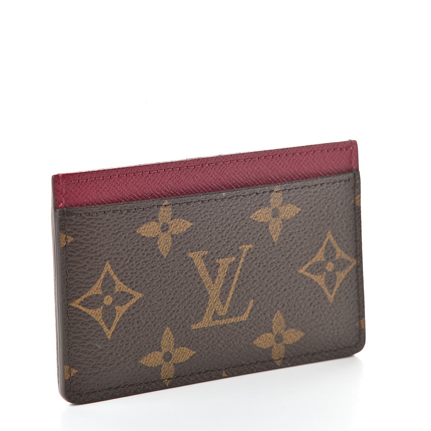 Monogram Card Holder Fuchsia