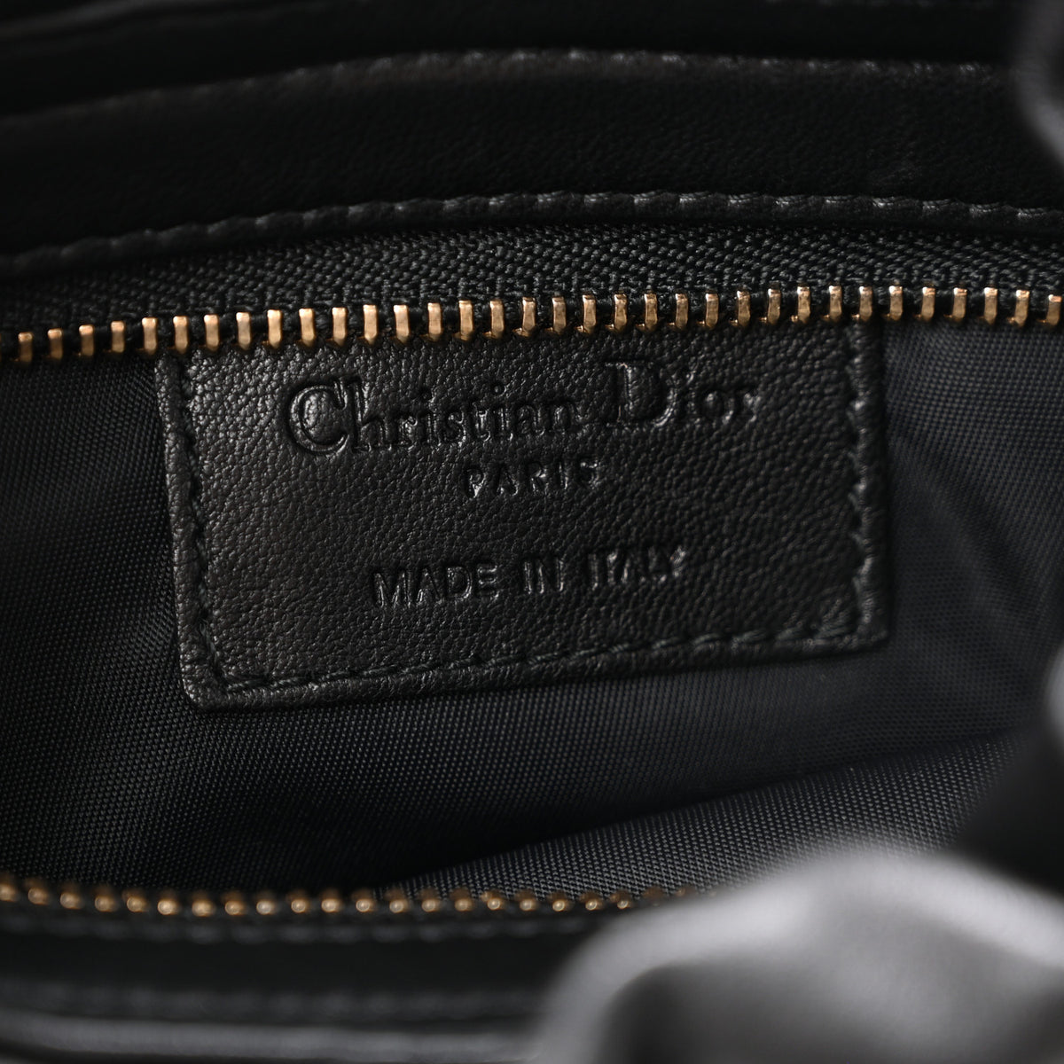 Christian Dior Gaufre Lambskin Cannage Delices Mini Bag Black 6 of 10