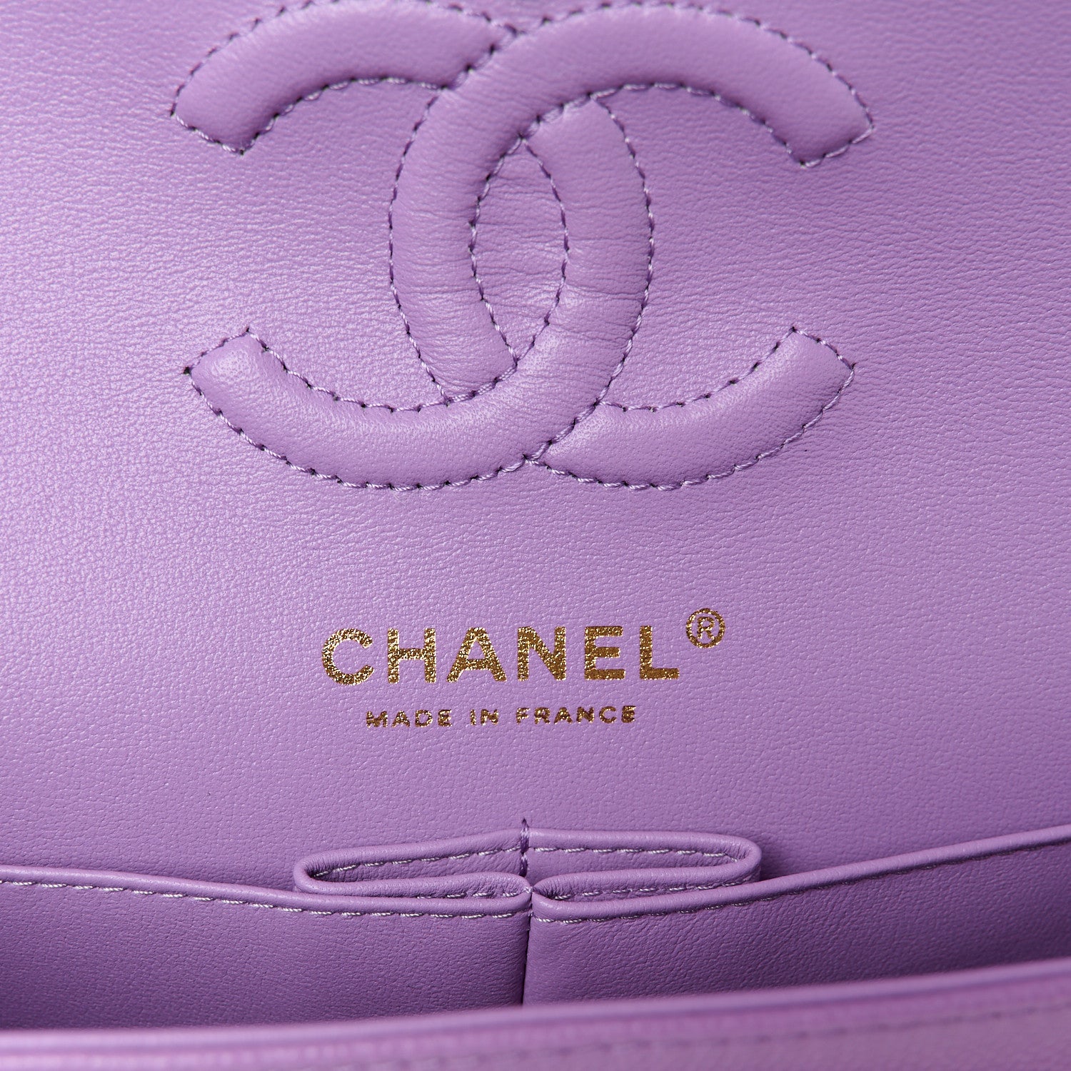 Chanel Caviar Quilted Small Double Flap Purple 6 of 12