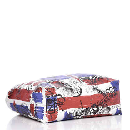 Burberry Coated Canvas Medium Reversible Doodle Tote White 8 of 17