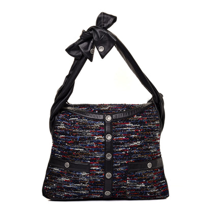 Chanel Tweed Lambskin Large Girl Bag Multicolor Black 1 of 9