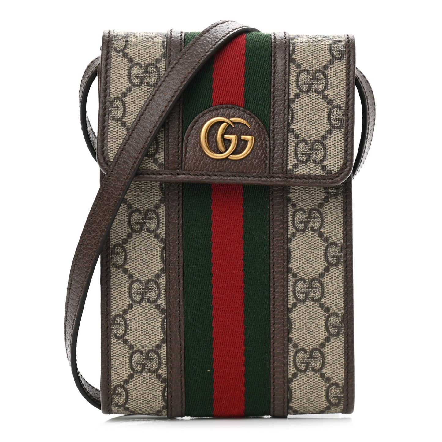 GG Supreme Monogram Web Mini Ophidia Crossbody Bag Beige New Acero