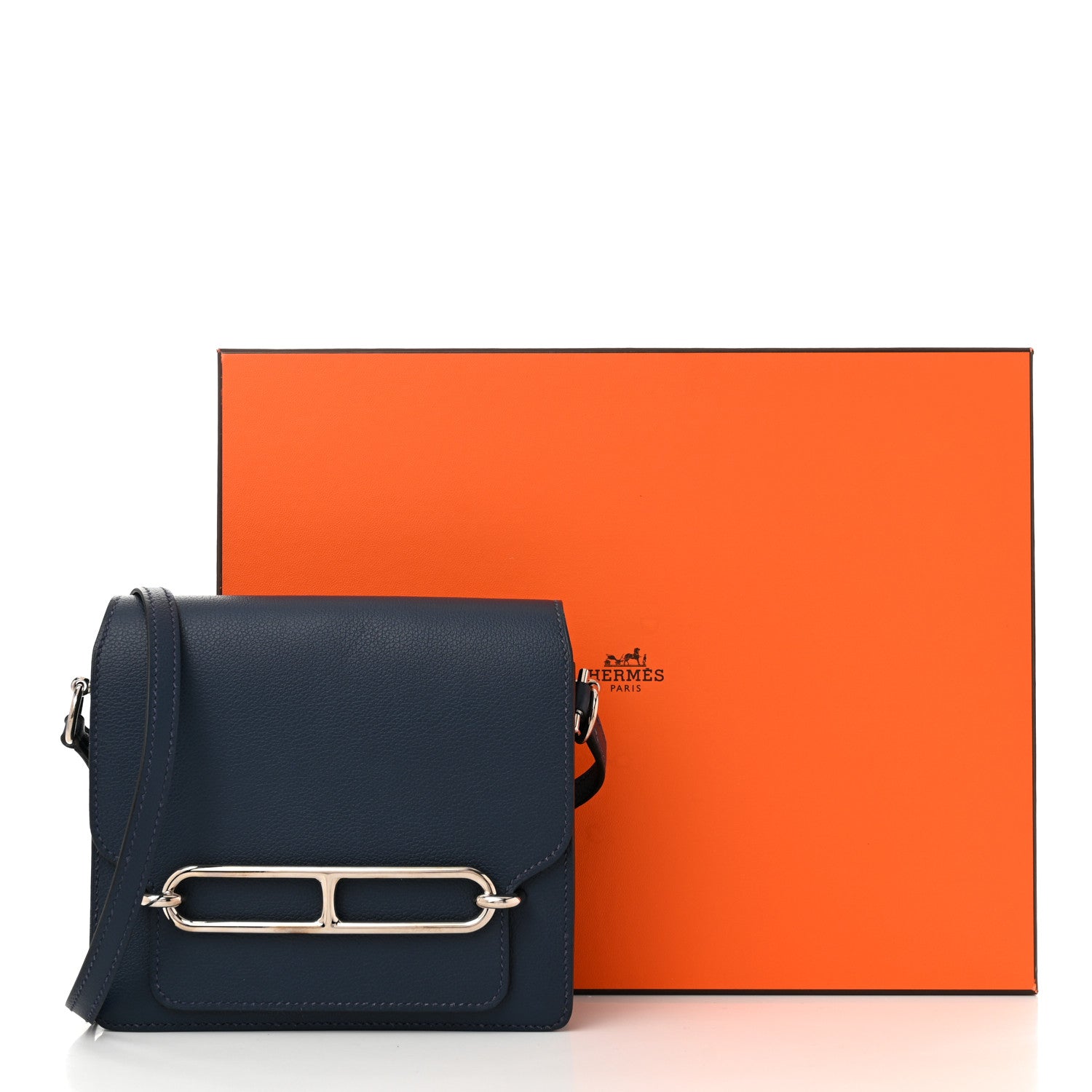 Hermes Evercolor Mini Sac Roulis Bleu De Malte 12 of 12