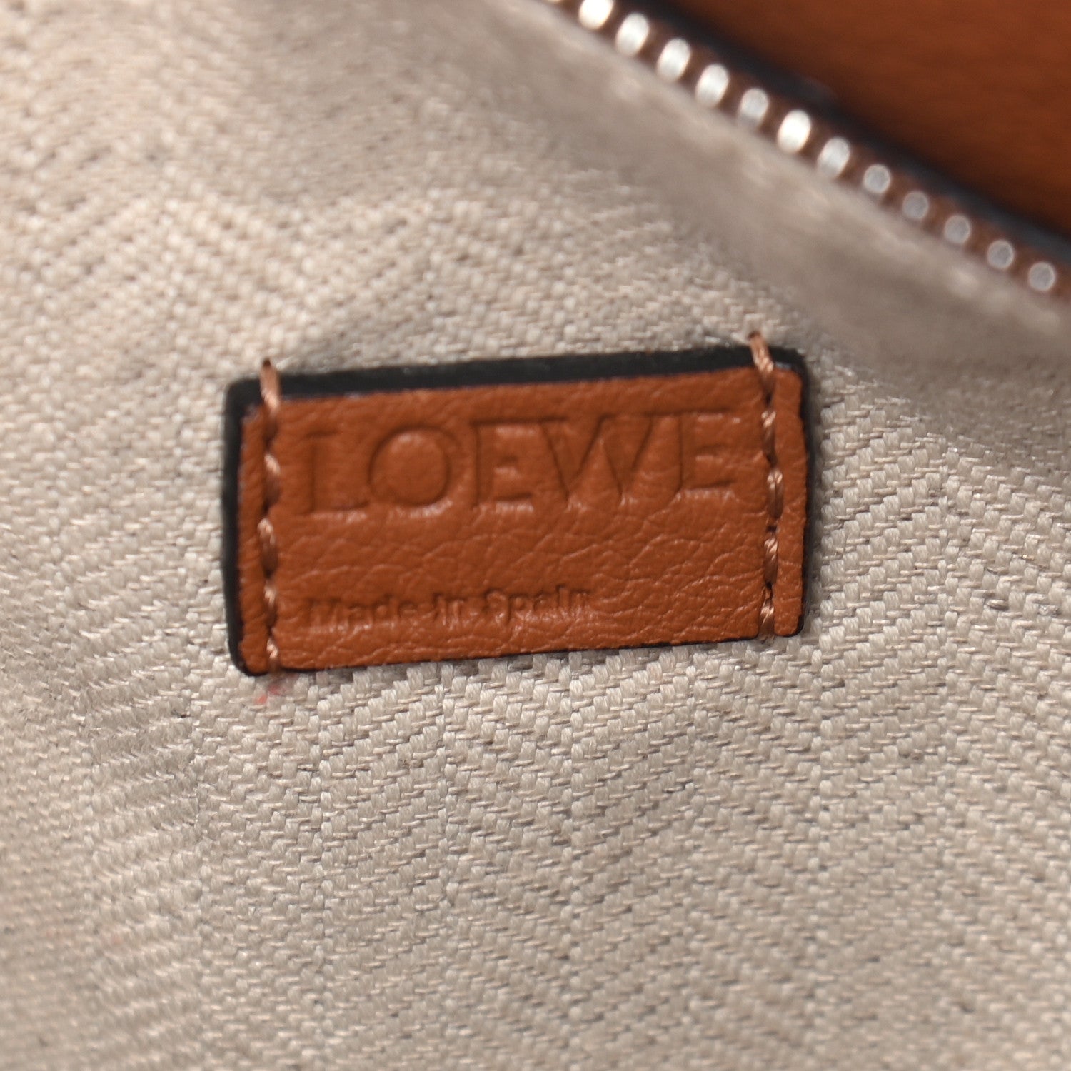 Loewe Calfskin Mini Puzzle Bag Tan 5 of 8