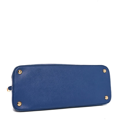 Prada Saffiano Lux Medium Promenade Tote Bluette 4 of 9