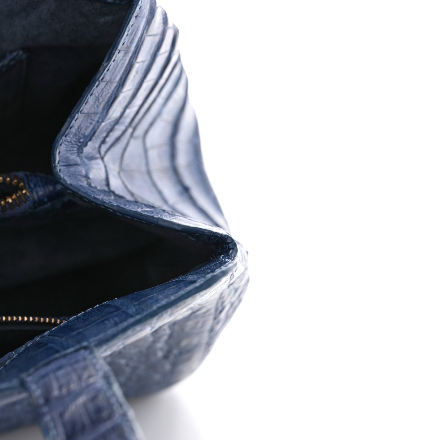 Crocodile Top Handle Blue