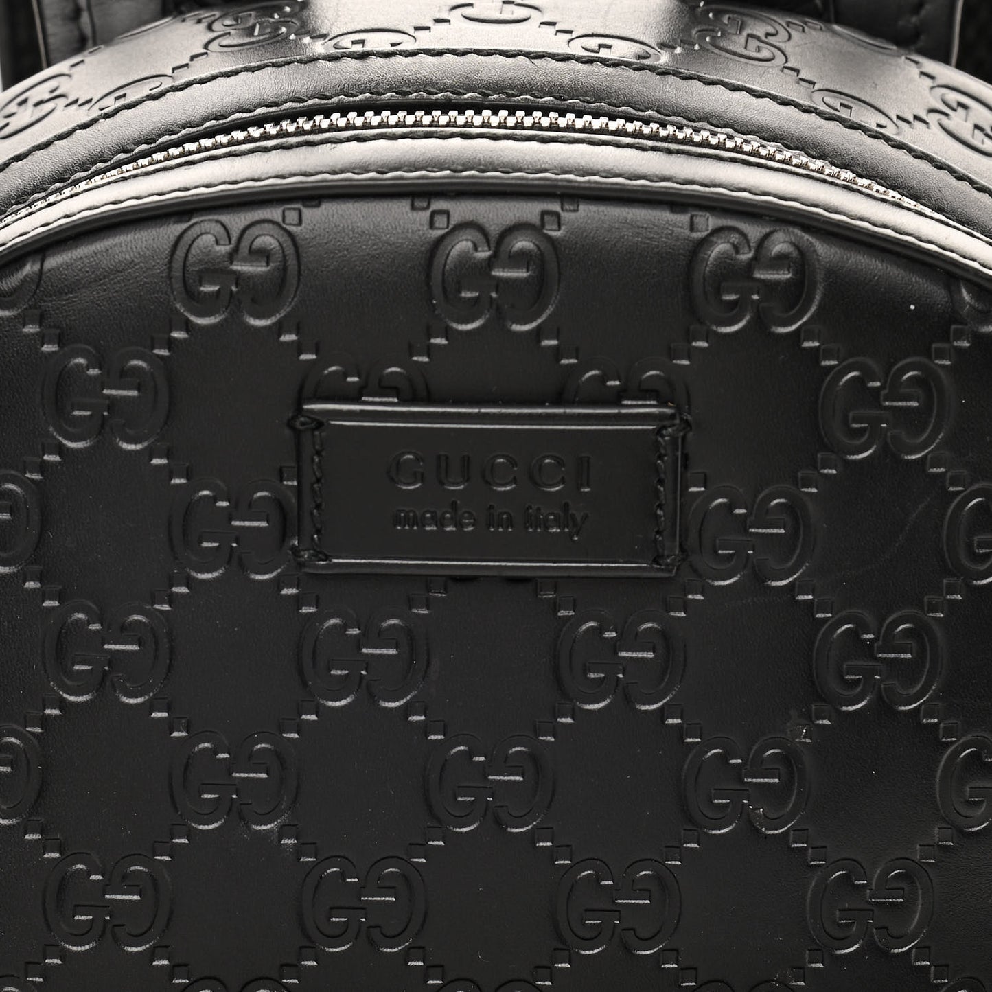 Guccissima Signature Small Day Backpack Black