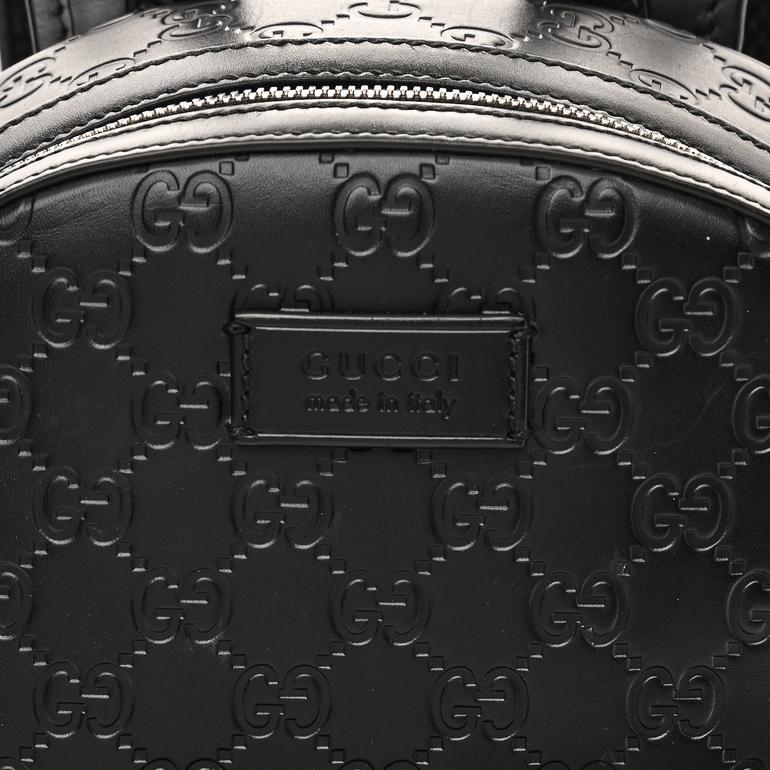 Gucci Guccissima Signature Small Day Backpack Black 8 of 11