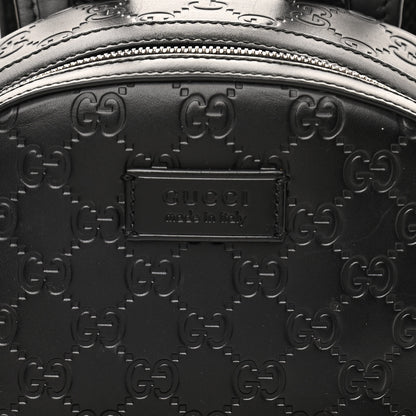 Gucci Guccissima Signature Small Day Backpack Black 8 of 11