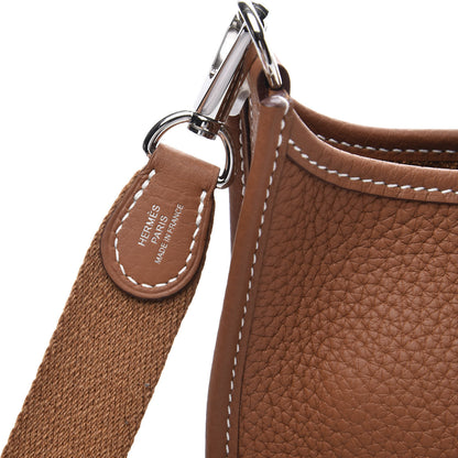 Hermes Taurillon Clemence Evelyne TPM Gold 8 of 9