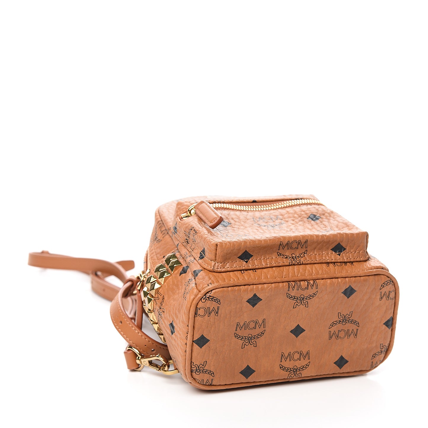 Visetos Side Stud X-Mini Stark Backpack Cognac