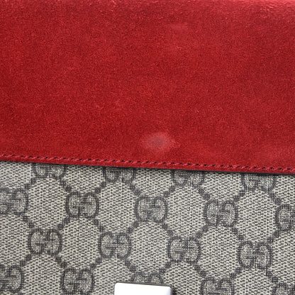 Gucci GG Supreme Monogram Small Dionysus Shoulder Bag Red 9 of 14