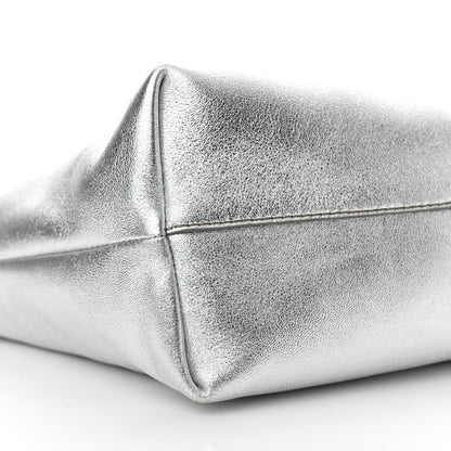 Loewe Metallic Nappa Donut Chain Flamenco Knot Silver 9 of 10