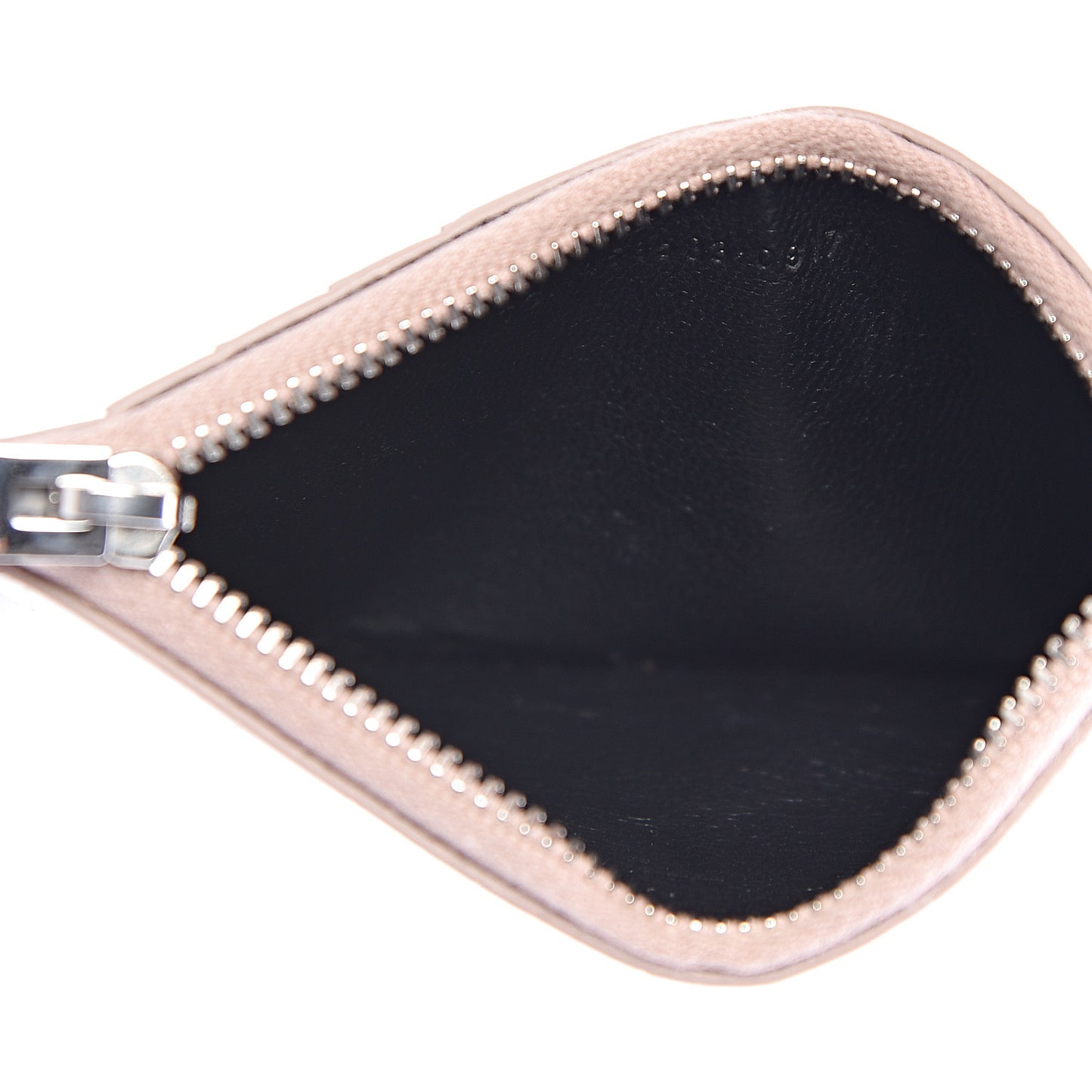 Crocodile Embossed 5 Fragments Card Case Rose Antic