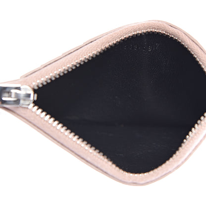 Saint Laurent Crocodile Embossed 5 Fragments Card Case Rose Antic 5 of 9