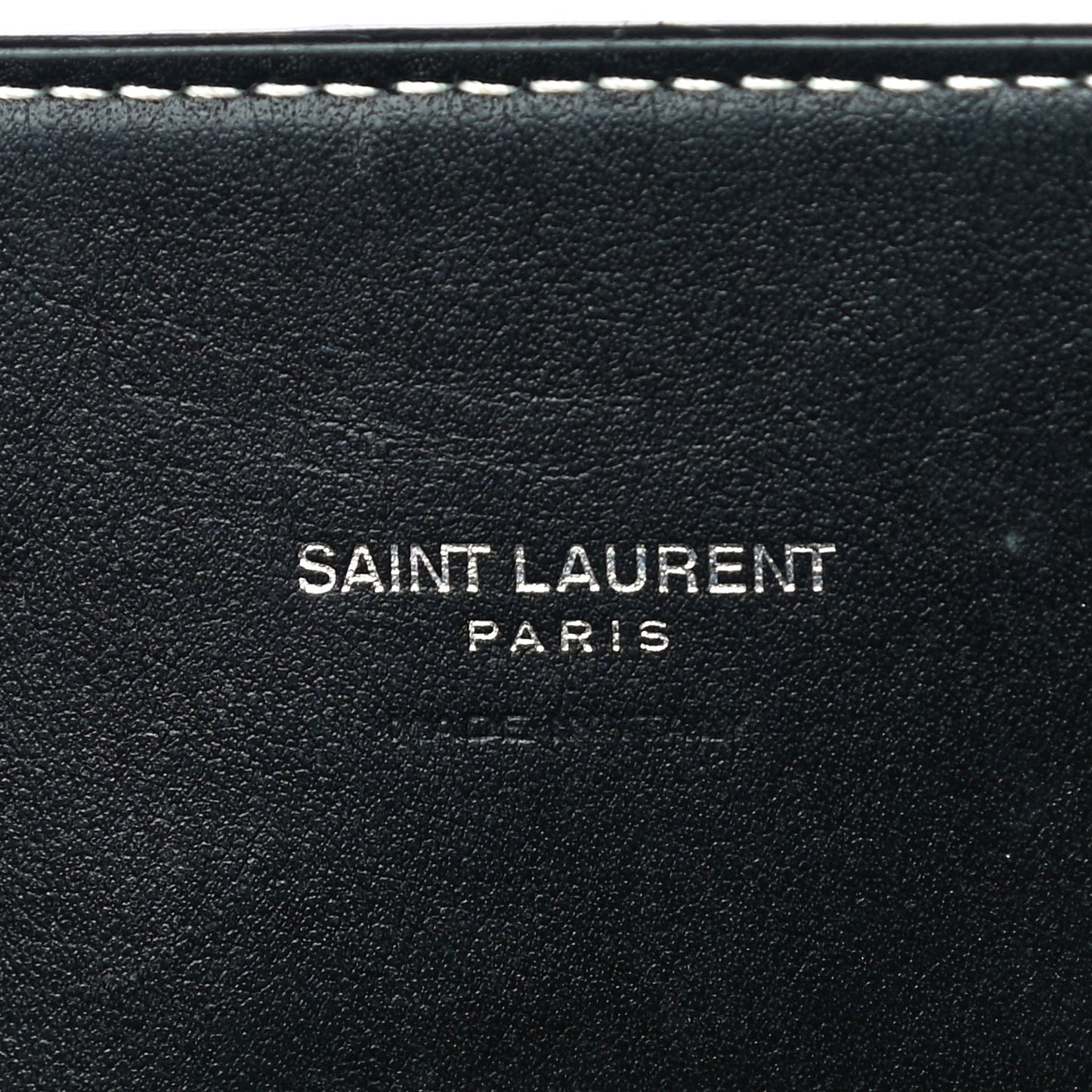Grained Calfskin Nano Sac De Jour Porcellana Black