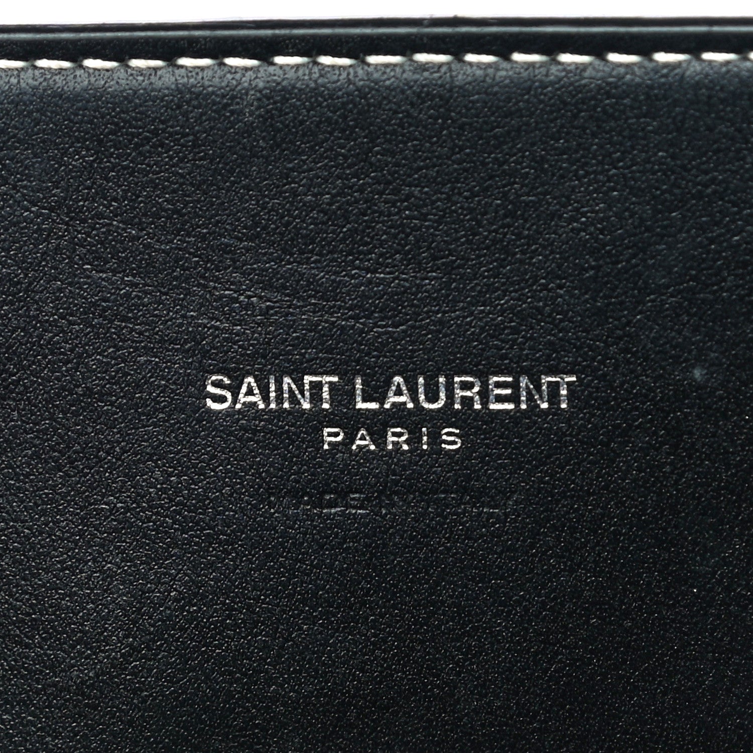 Saint Laurent Grained Calfskin Nano Sac De Jour Porcellana Black 6 of 11