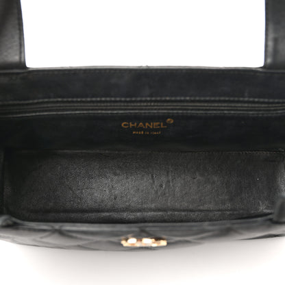 Chanel Lambskin Quilted Shoulder Bag Black 5 of 11