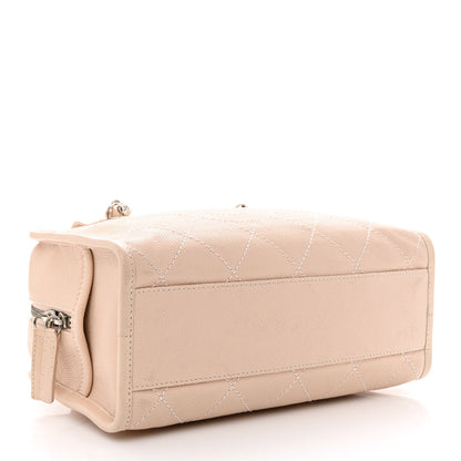 Chanel Caviar Quilted Small Deauville Bowling Bag Light Pink 4 of 11
