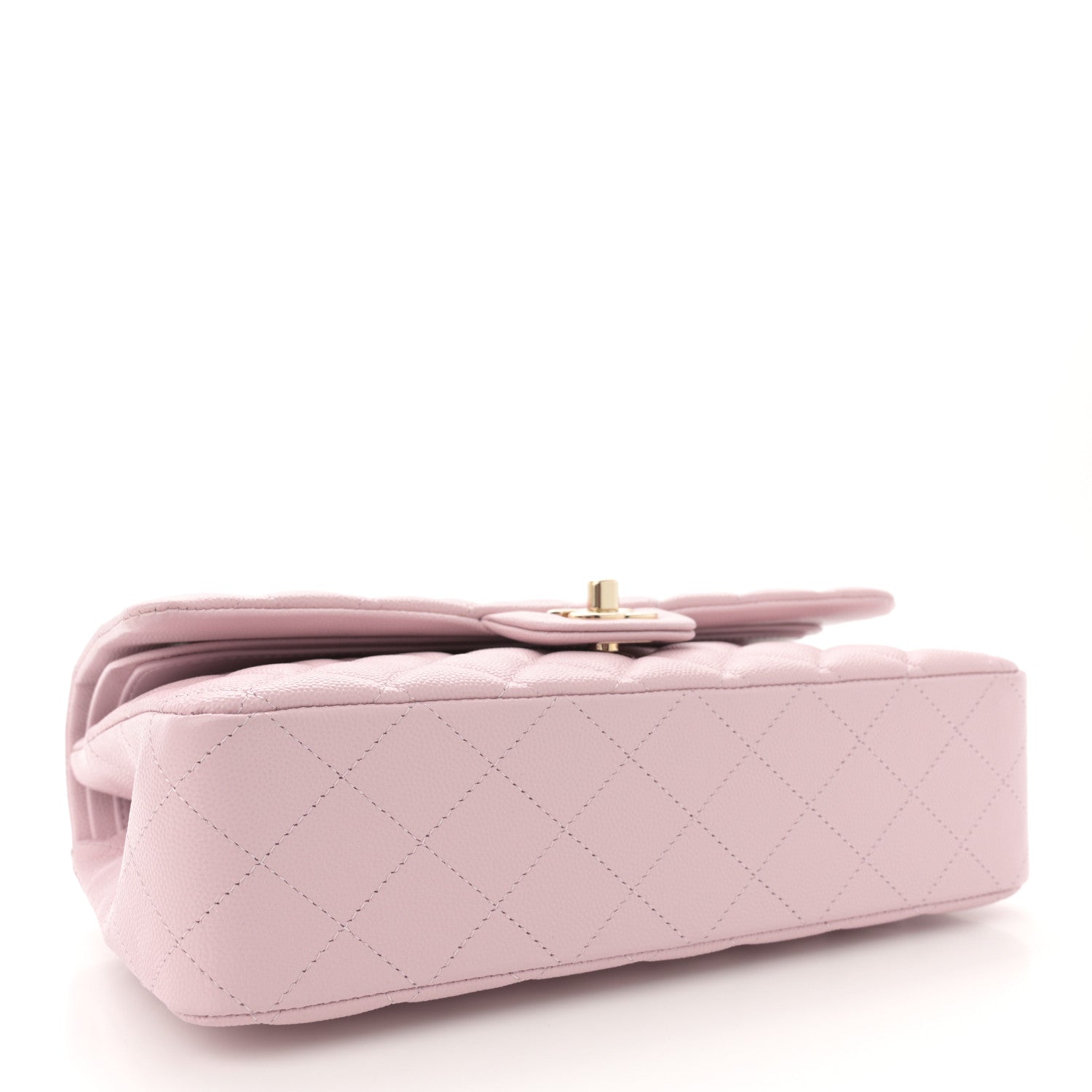 Chanel Caviar Quilted Medium Double Flap Light Pink 4 of 11