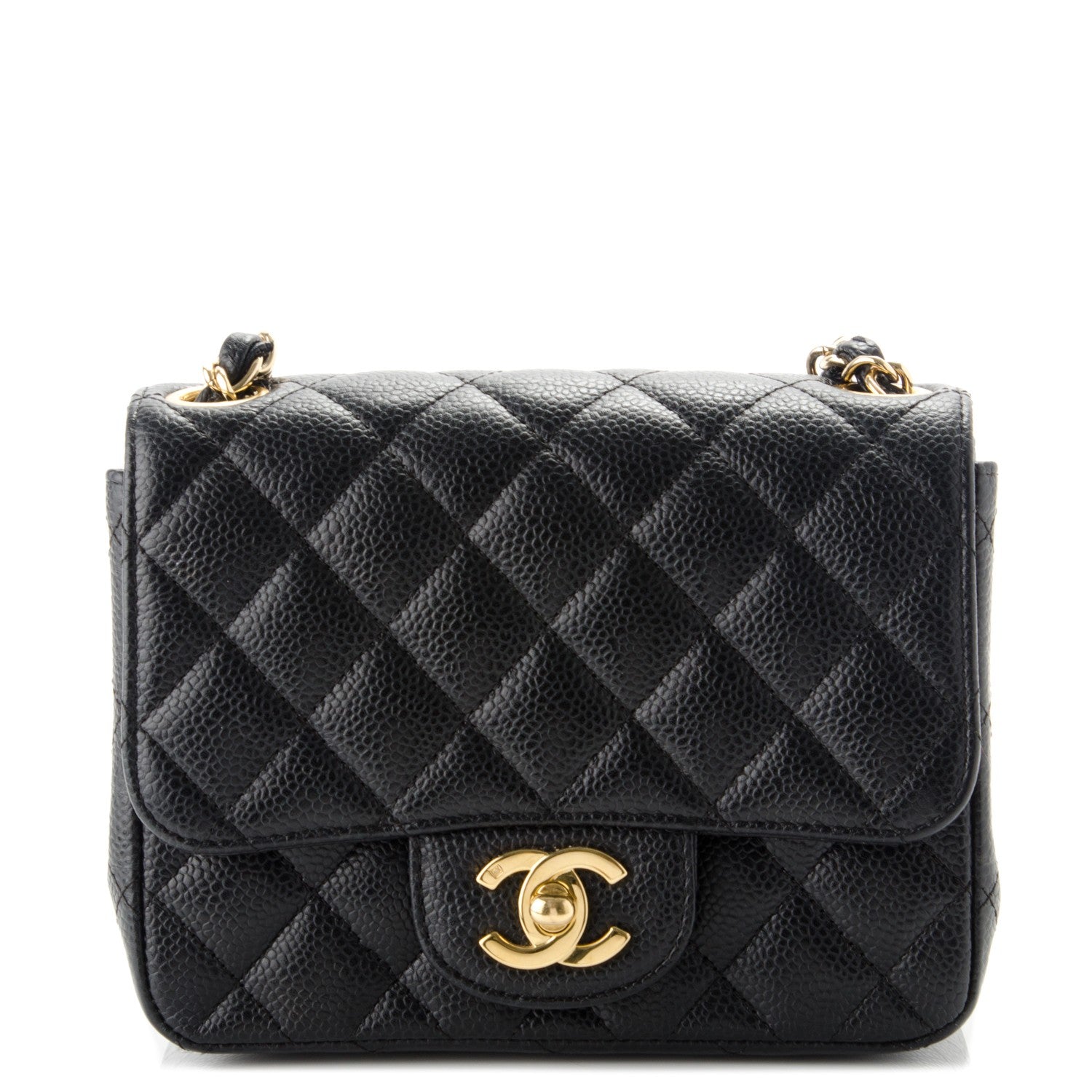 Chanel Caviar Quilted Mini Square Flap Black 1 of 8