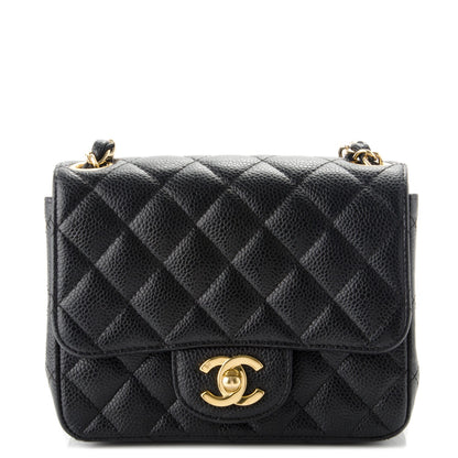 Chanel Caviar Quilted Mini Square Flap Black 1 of 8