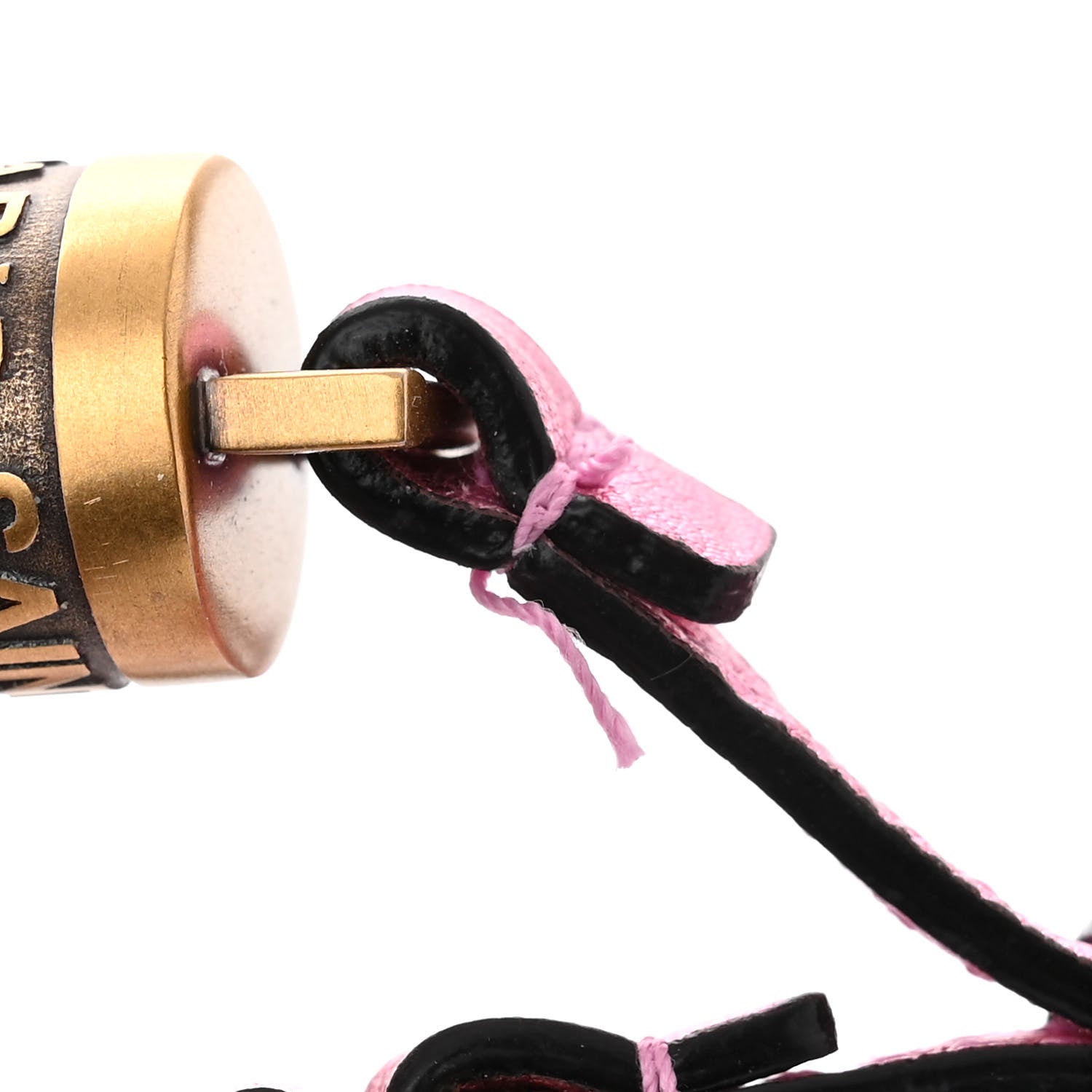 Saint Laurent Metallic Calfskin Matelasse Monogram Lou Belt Bag Vegas Pink 11 of 11