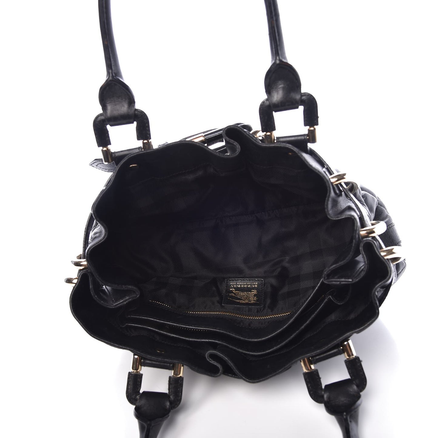 Calfskin Quilted Baby Beaton Black