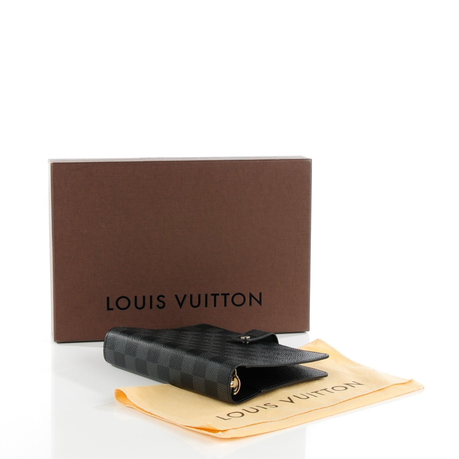 Louis Vuitton Damier Graphite Medium Ring Agenda Cover 4 of 7