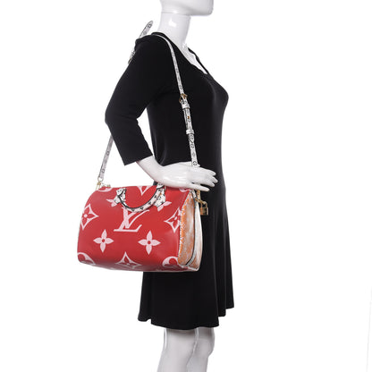 Louis Vuitton Monogram Giant Speedy Bandouliere 30 Rouge 2 of 8