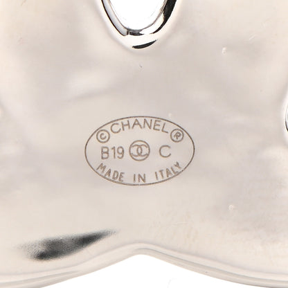 Chanel Crystal CC Brooch Silver Blue 5 of 5