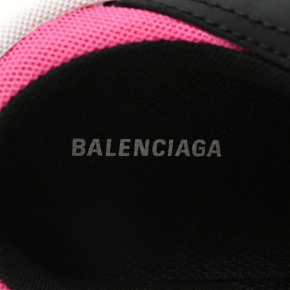Balenciaga Fabric Mesh Womens Triple S Mule Sneakers 38 White Pink Black 8 of 9