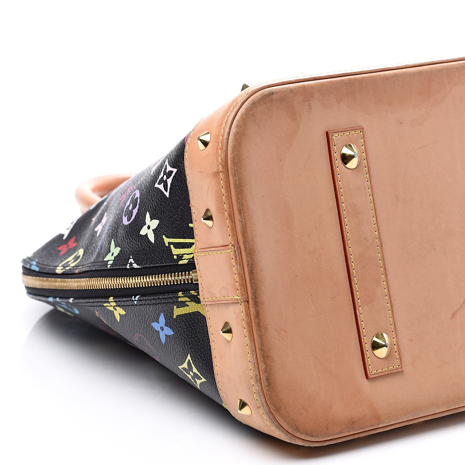 Louis Vuitton Monogram Multicolor Alma GM Black 7 of 10