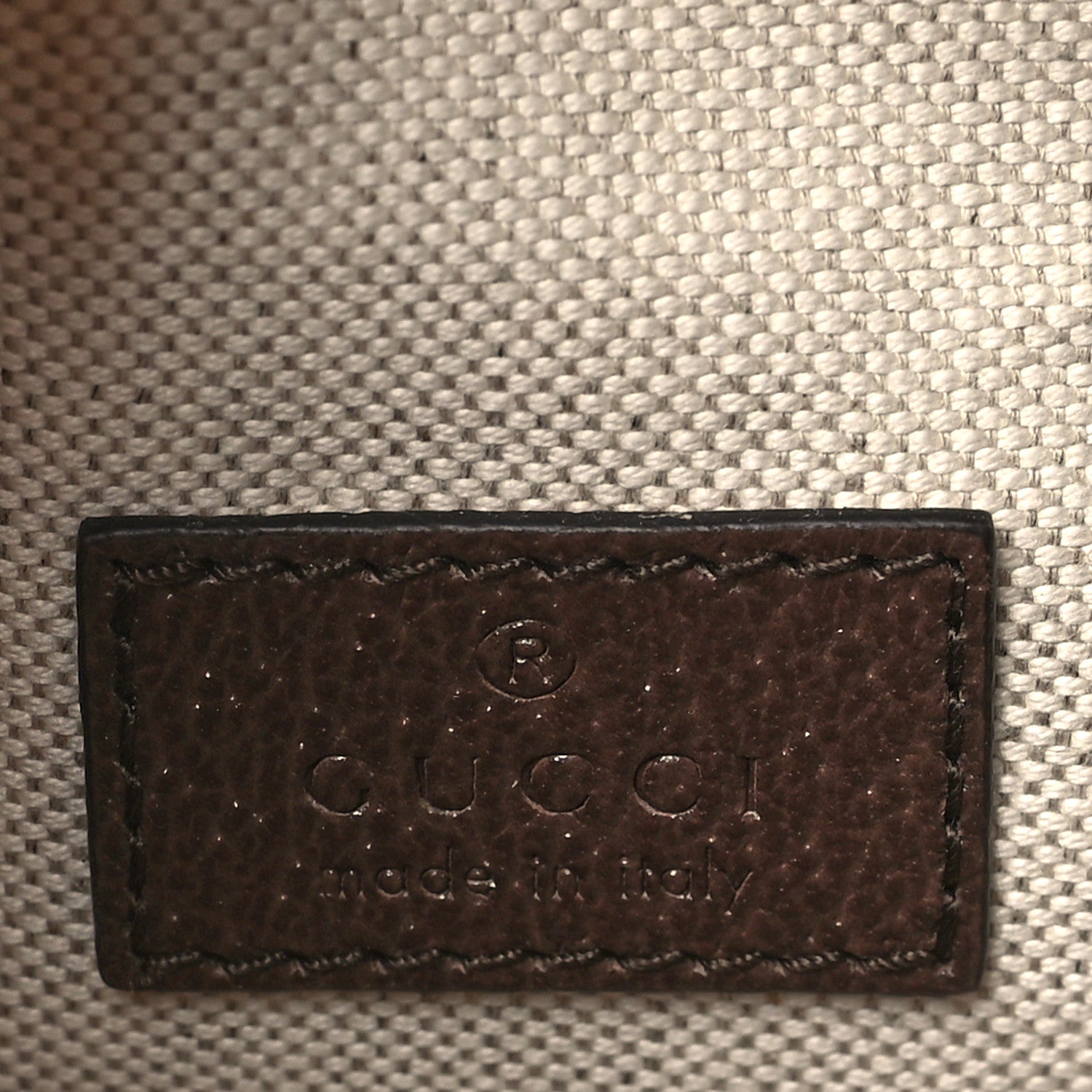 Gucci Monogram Jumbo GG Textured Dollar Calfskin Web Mini Crossbody Bag Camel Ebony New Acero 8 of 10