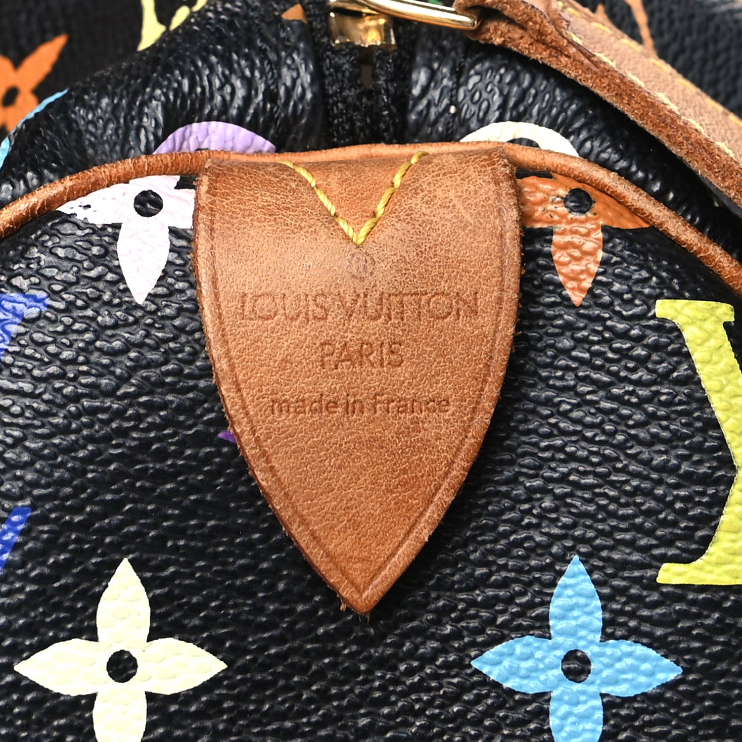 Louis Vuitton Monogram Multicolor Speedy 30 Black 6 of 14
