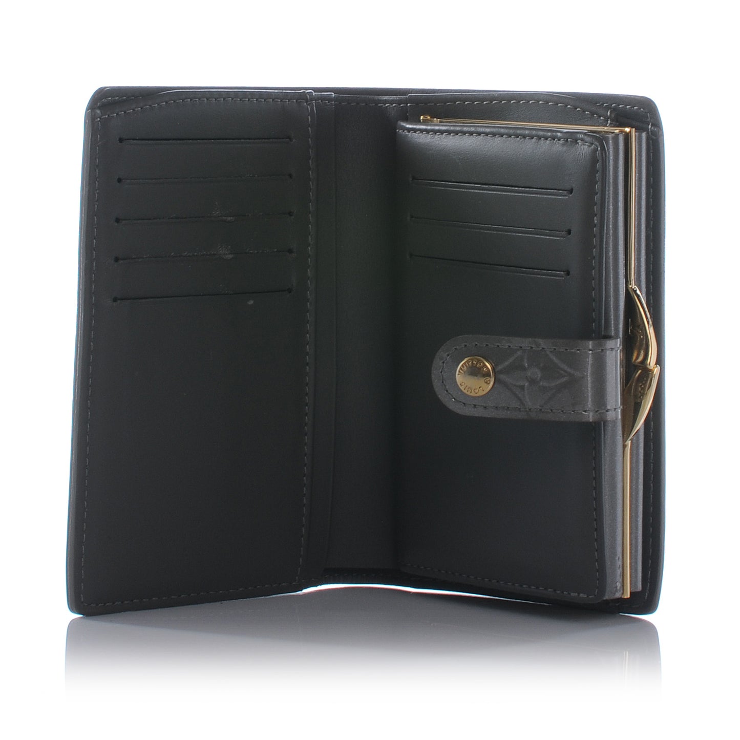 Vernis French Purse Wallet Gris