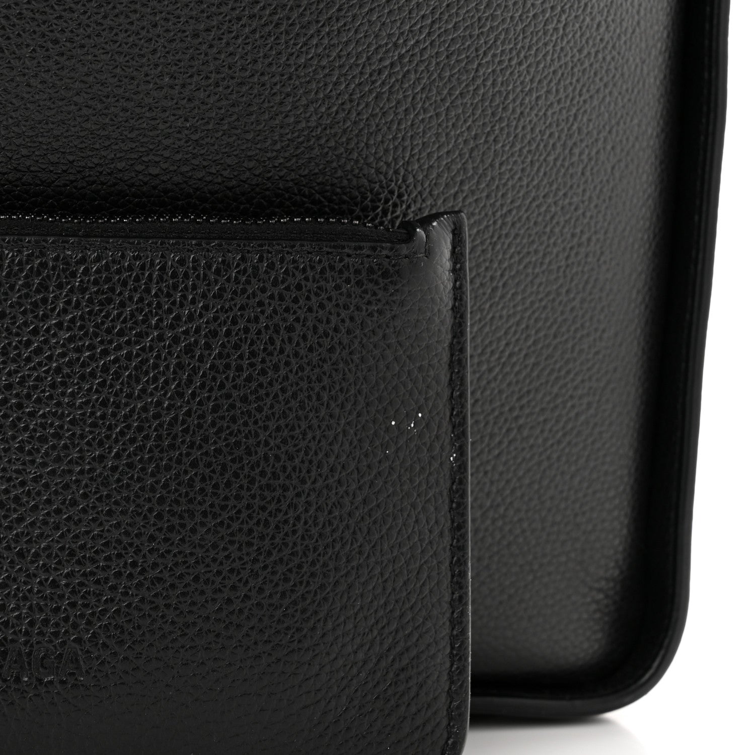 Balenciaga Calfskin Logo Embossed Small Tool 2.0 North-South Tote Black 8 of 11