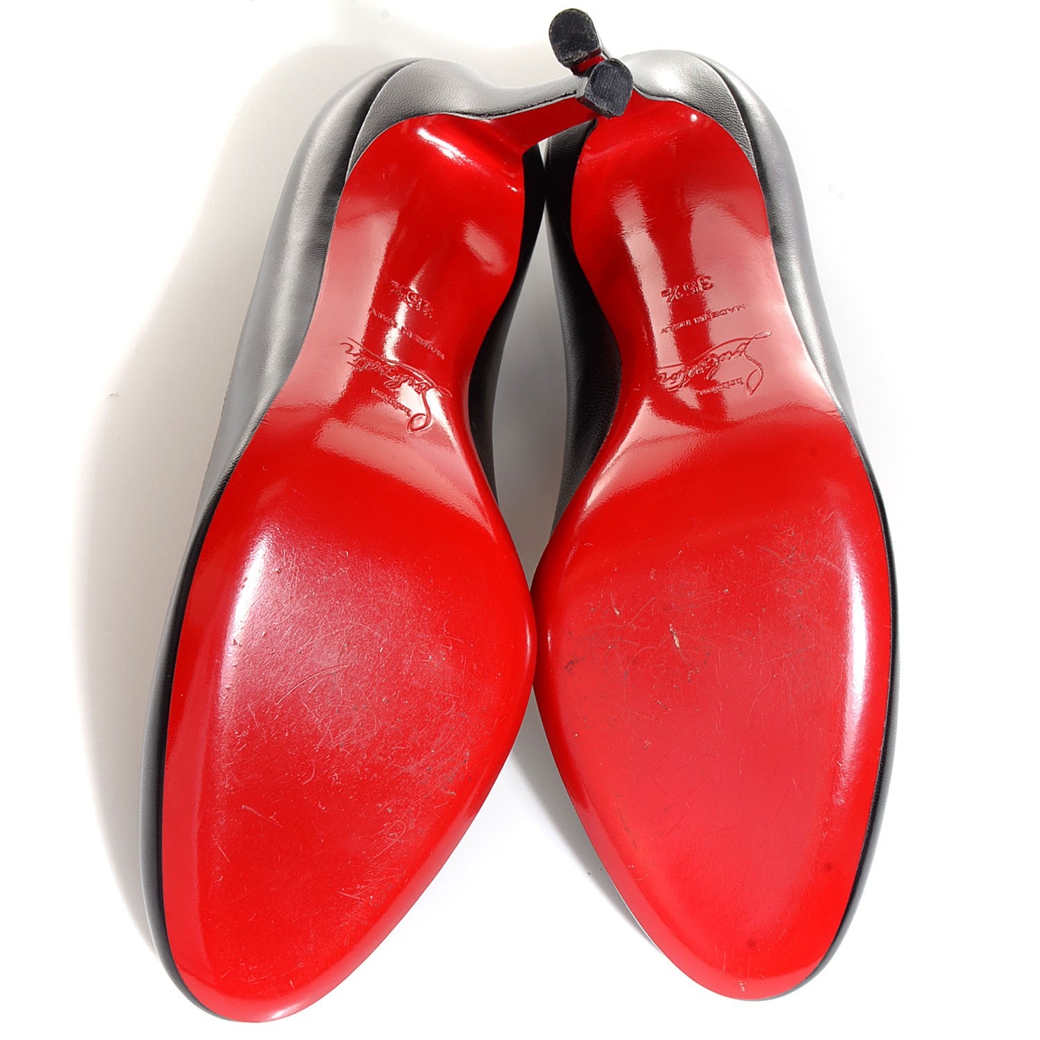 Christian Louboutin Kid Leather Fifi 85 Pumps 35.5 Black 5 of 8