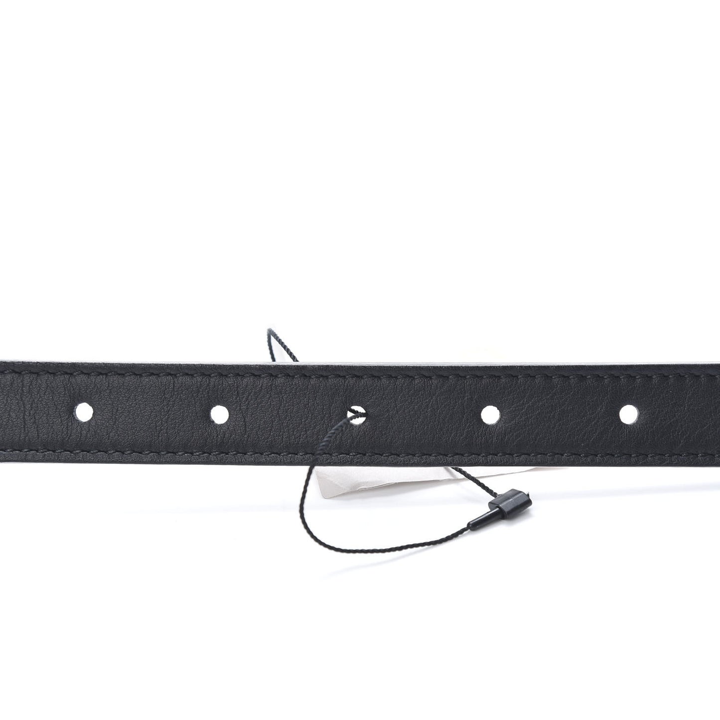 Calfskin Skinny Studded Belt 75 30 Black