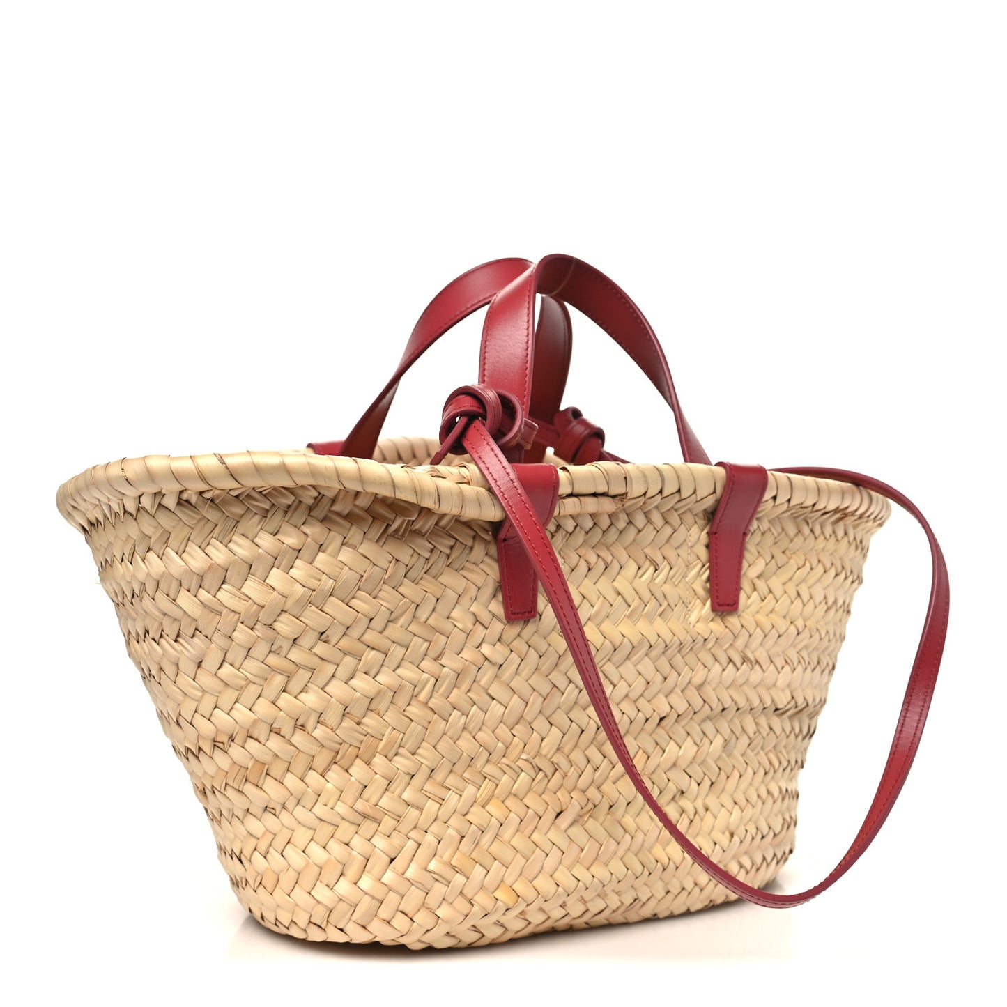 Raffia Calfskin Triomphe Teen Panier Lipstick