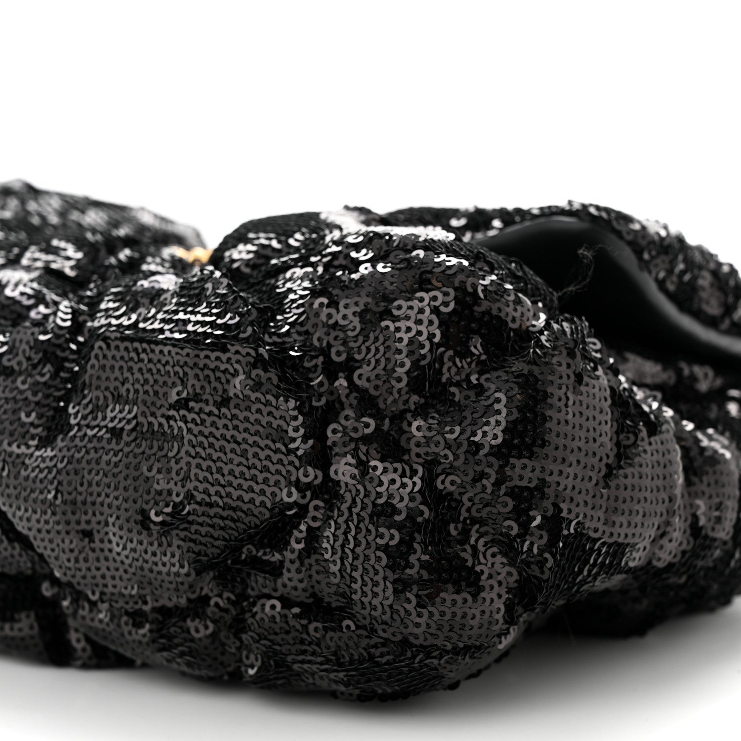 Chanel Sequin Quilted Medium Chanel 19 Flap Black 9 of 10