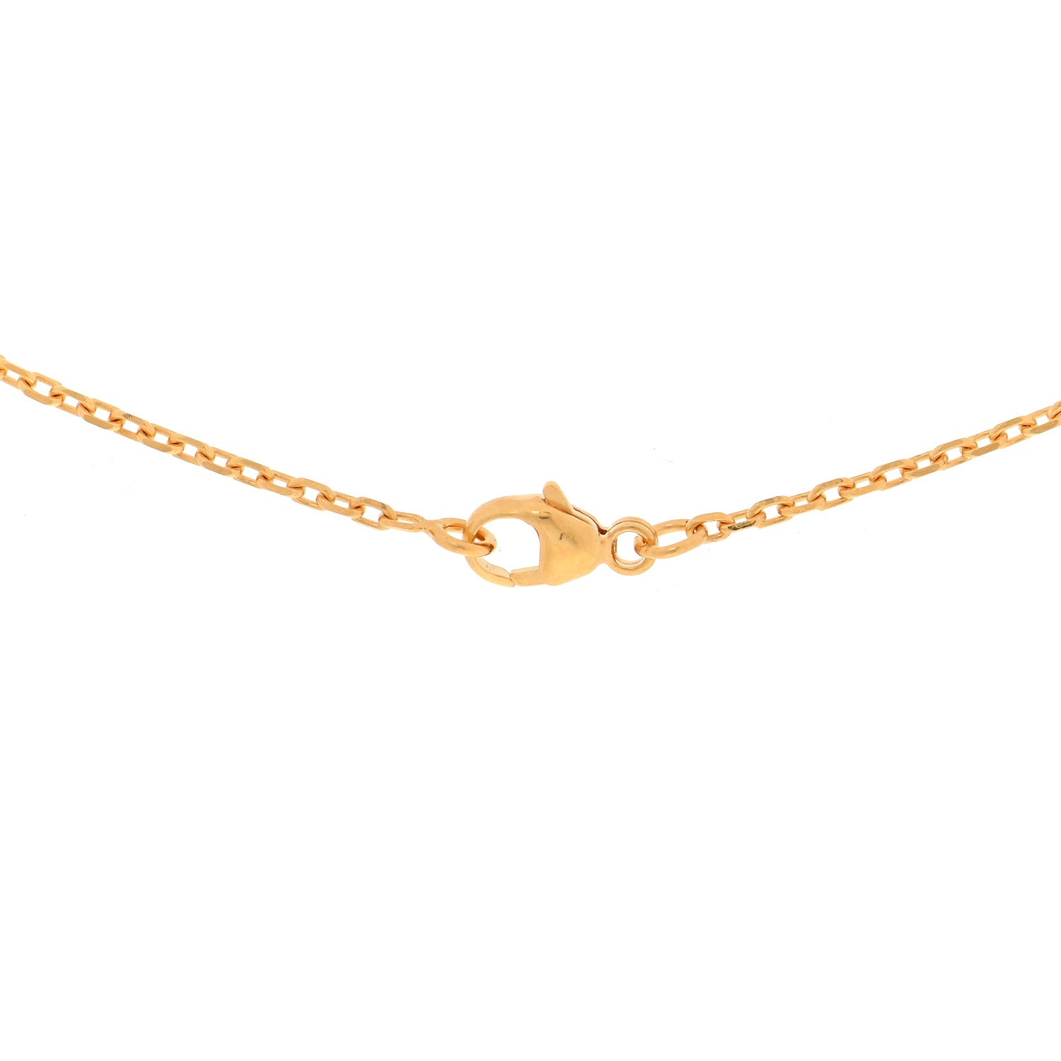 Hermes Lacquered Gold Mini Pop H Pendant Necklace Blue Electrique 5 of 7