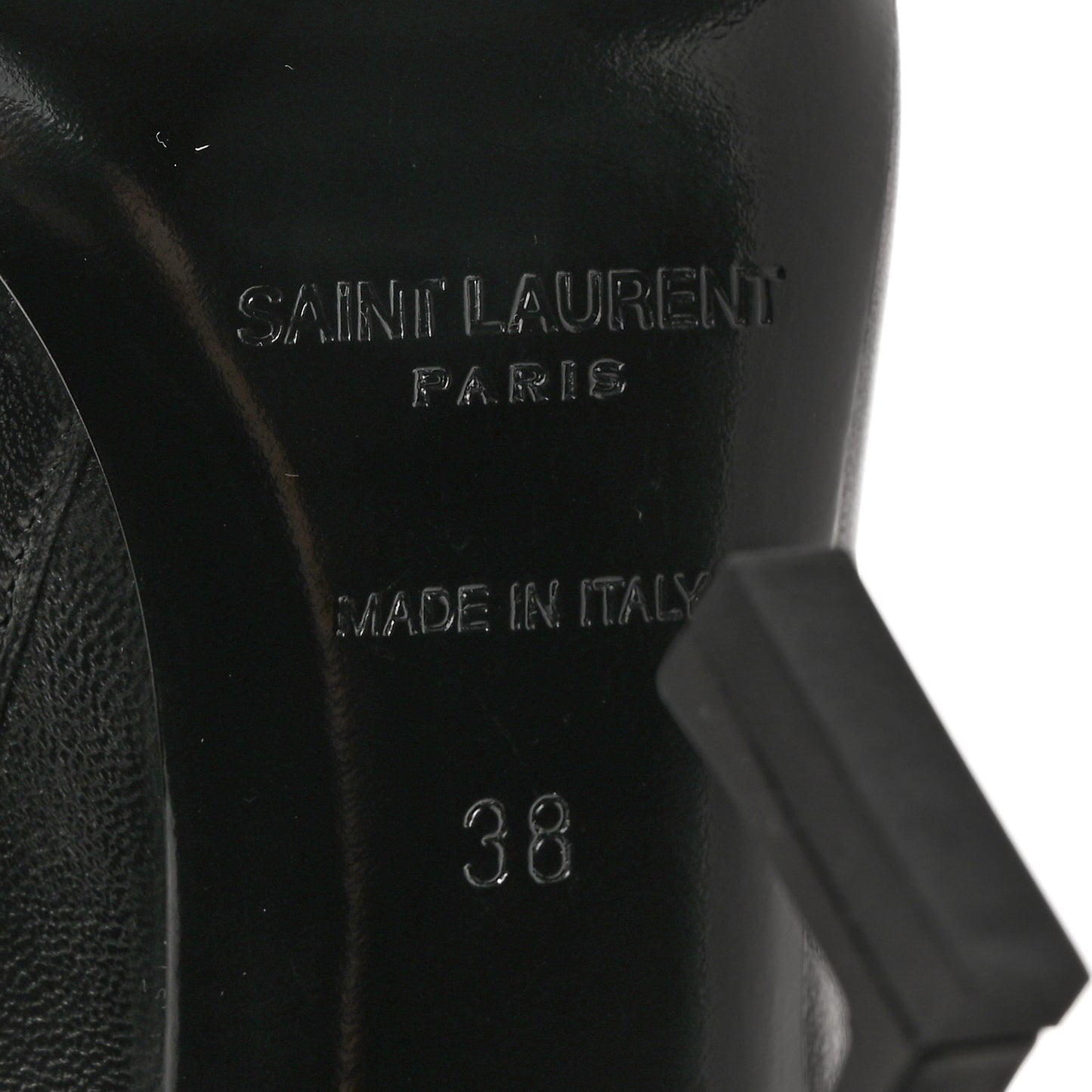 Calfskin Opyum Ankle Boots 38 Black
