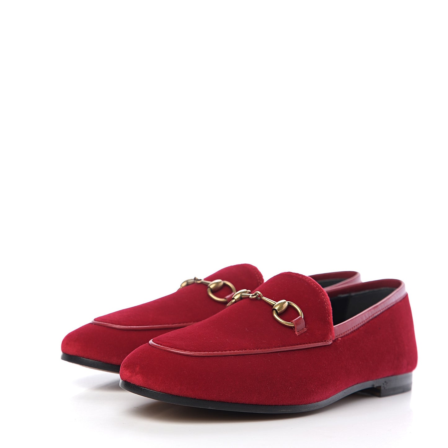 Velvet Horsebit Womens Jordaan Loafers 36 Hibiscus Red