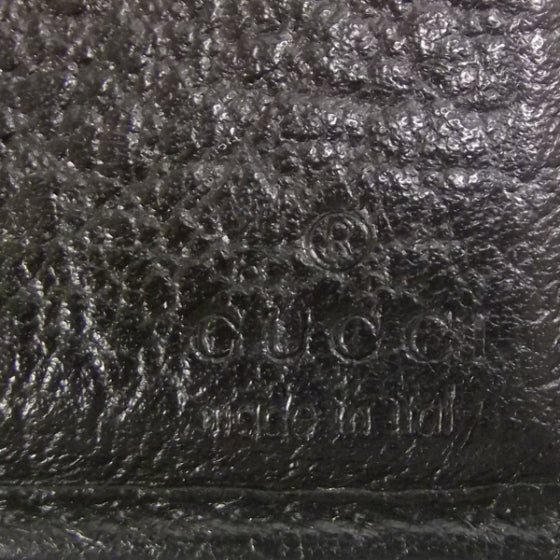 Leather French Junco Wallet Black