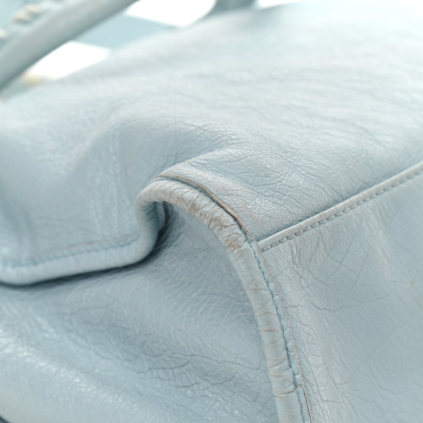 Agneau Giant 12 Silver Hardware City Bleu Dragee