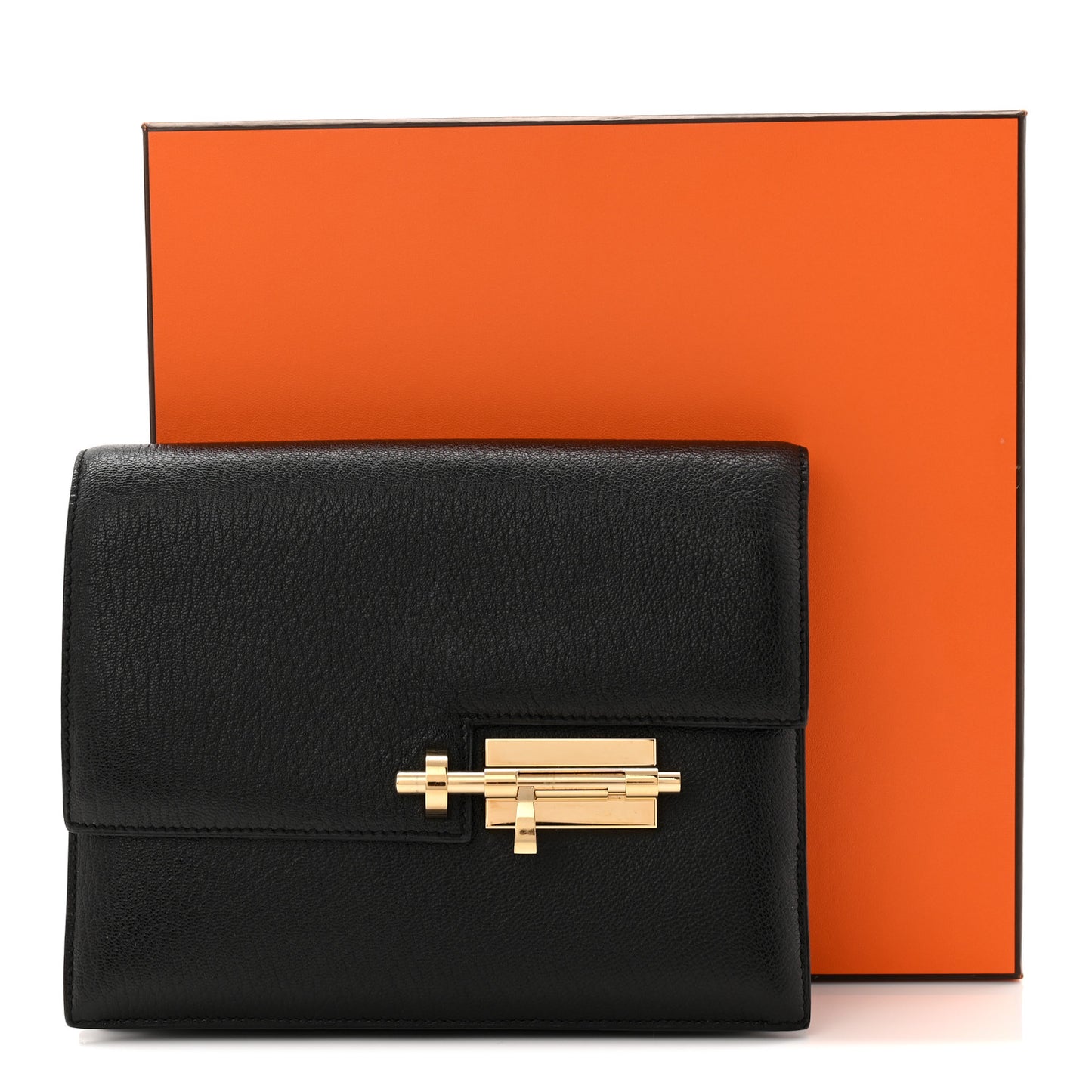 Chevre Mysore Verrou Clutch Black